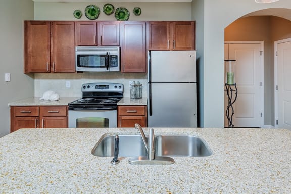 Windward Long Point Apartments - Stainless steel appliances