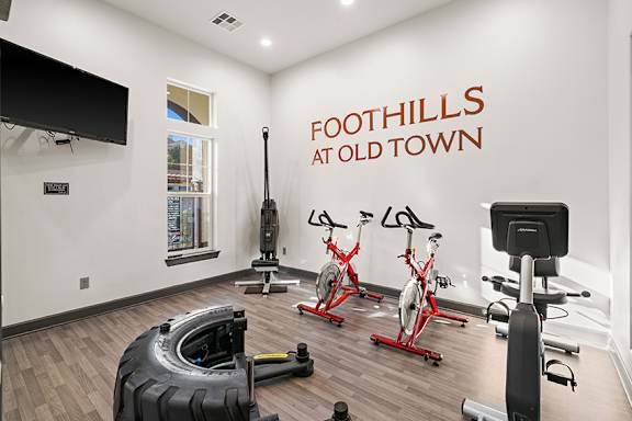 Separate spin room - Foothills at Old Town Apartments