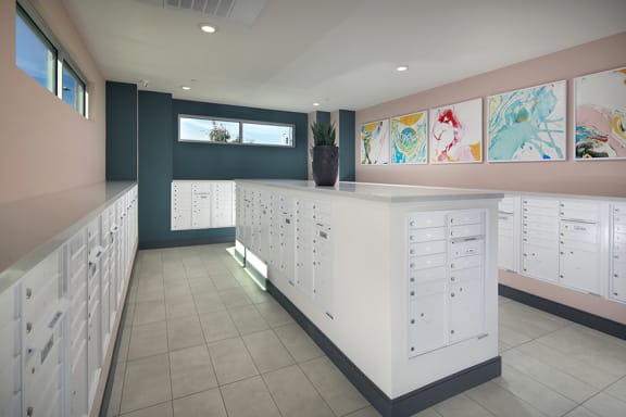 Package locker system - NOVA at Green Valley