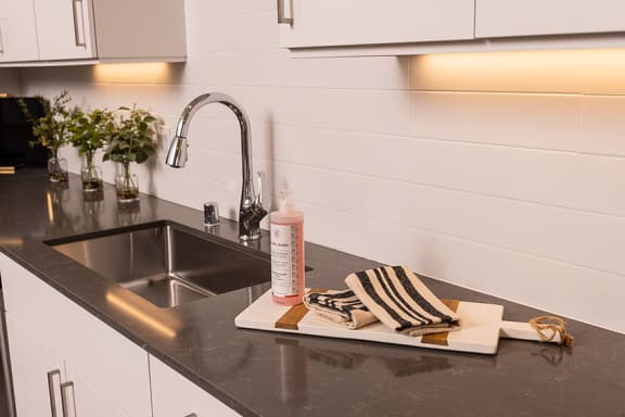 Designer tile backsplash - NOVA at Green Valley