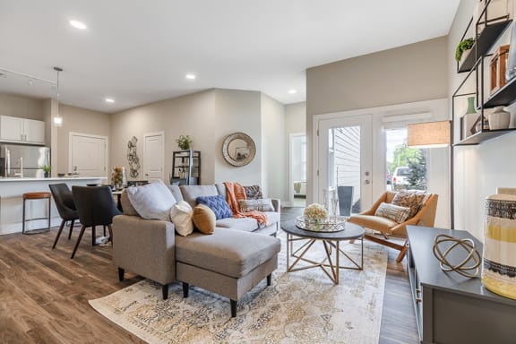 The Airdrie - Hardwood-style flooring