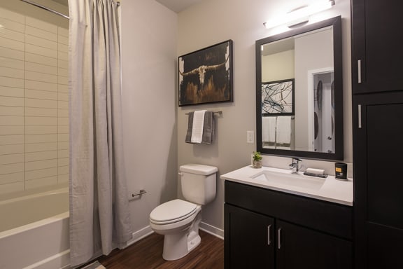 Quartz countertops in bathrooms - Onyx Edina