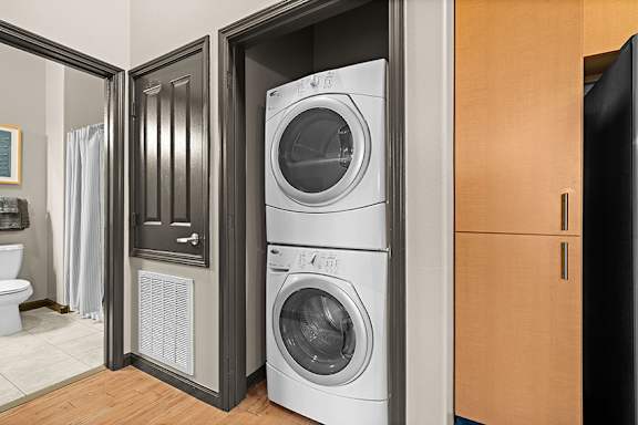 In-home, full-sized front-load washer/dryers