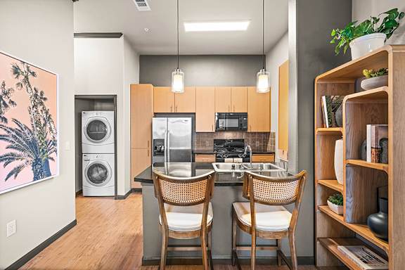 Modern deco pendant lighting - Foothills at Old Town Apartments