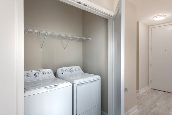 In-unit washer/dryers - Rockwell at Crown