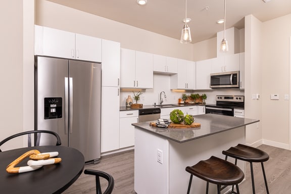 Modern white cabinetry - NOVA at Green Valley