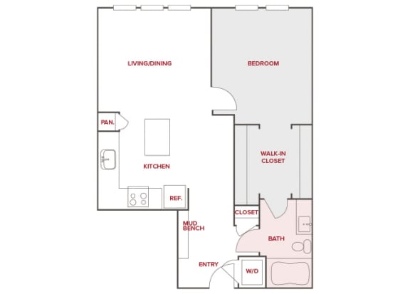 Rise at 2534 - A5 - 1 bedroom 1 bath - 2D