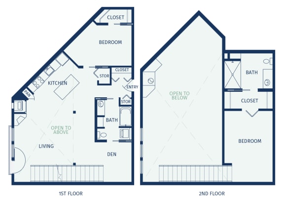 Eitel B9 floor plan 2 bedroom