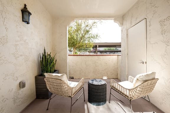 Private terrace in select units - Almeria at Ocotillo