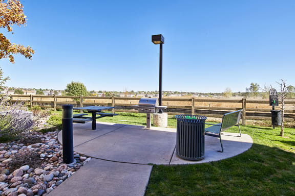 First and Main Apartments BBQ grill area 2