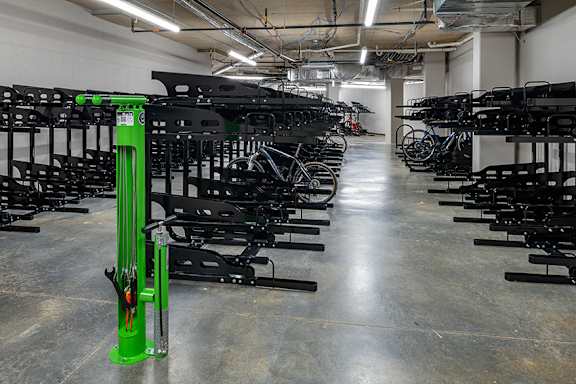 Bicycle storage room - Brentford at the Mile
