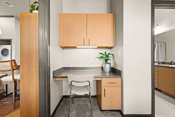 Built-in desk in select units - Foothills at Old Town Apartments