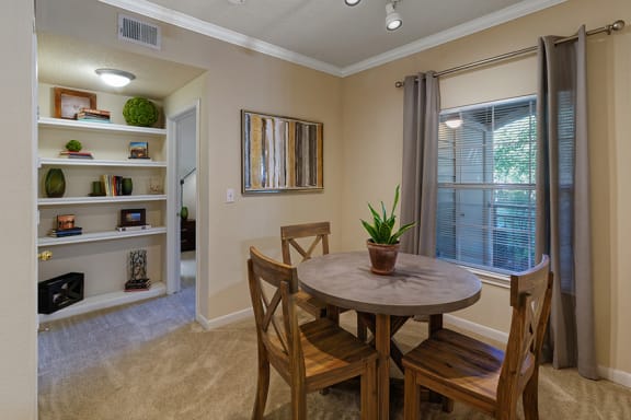 The Estates at River Pointe built-in shelving