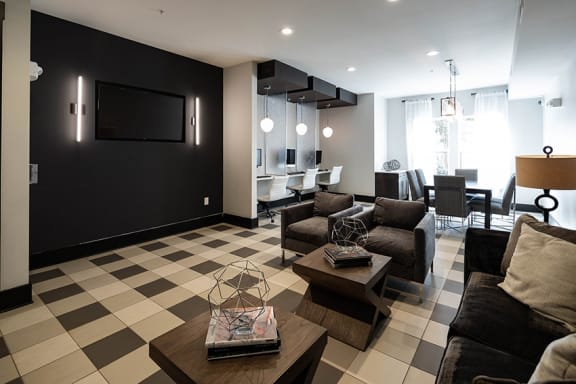 The Juncture Apartments business center