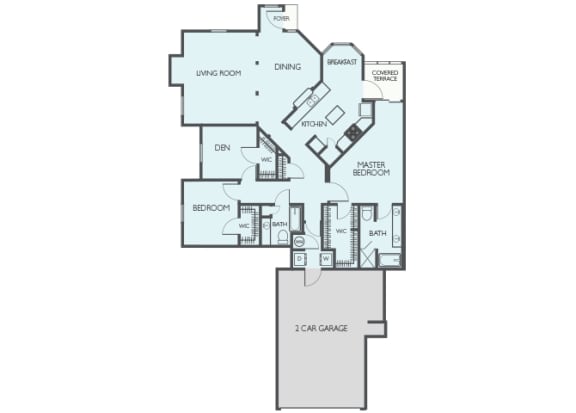 Hamptons on Heron Bay - C1 (Grenada) - 3bed 2bath - 2D