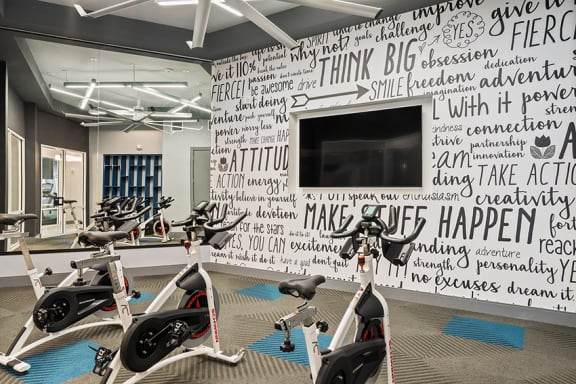 Axio at Carillon spin bikes