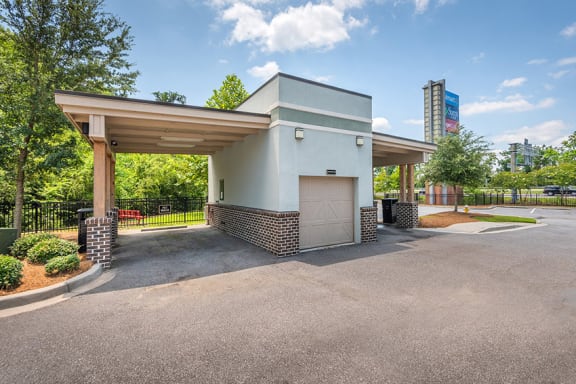 Centre Pointe Apartments car wash station