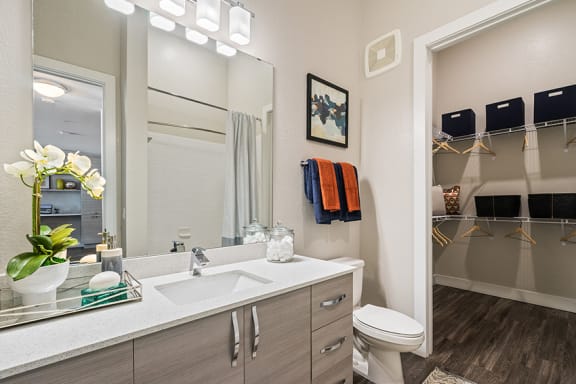 Axio at Carillon walk-in closet