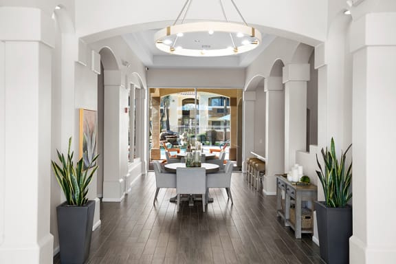 Social areas throughout the clubhouse - Arrowhead Landing Apartments