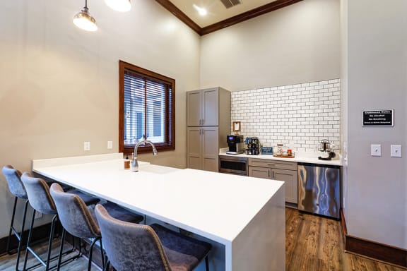 The Estates at River Pointe coffee bar