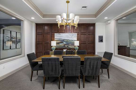 Resident conference room - Monterra Las Colinas Apartments