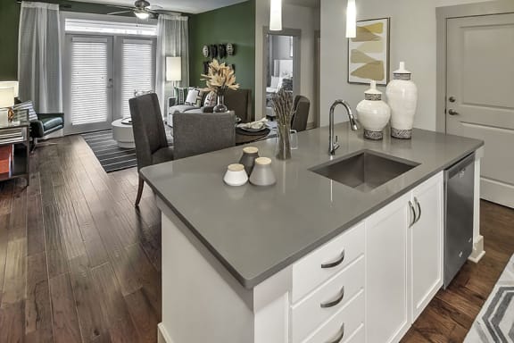 The Juncture Apartments countertops