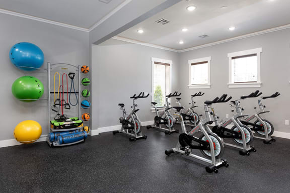 The Retreat at Cinco Ranch cycling studio