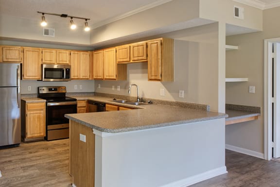 The Estates at River Pointe built-in desks