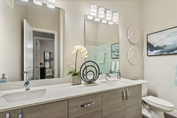 Axio at Carillon dual vanities
