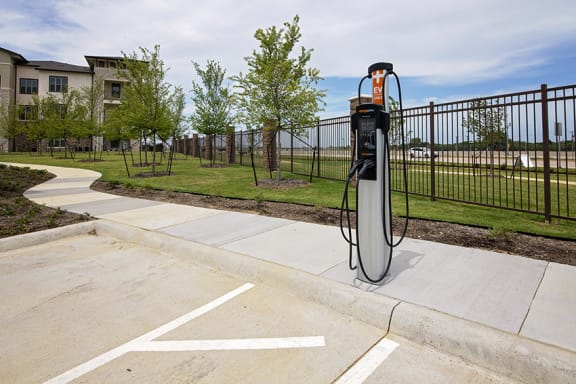 Debbie Lane Flats electronic car charging station