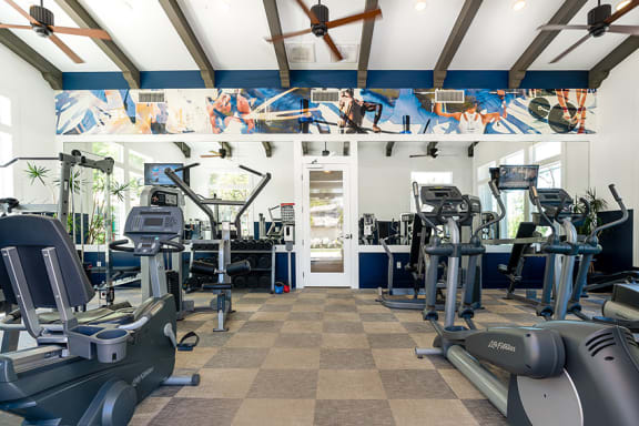 The Cascades Apartments fitness center