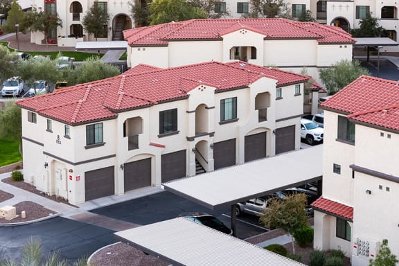 Almeria at Ocotillo garages
