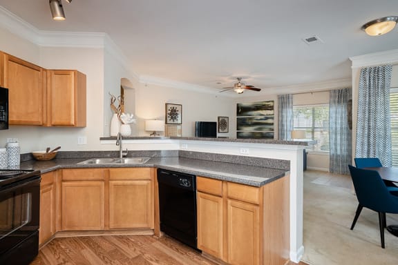 Carrington Place at Shoal Creek - Built-in computer desks in select units