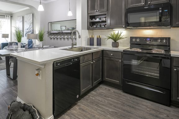 The Retreat at Cinco Ranch gray flooring