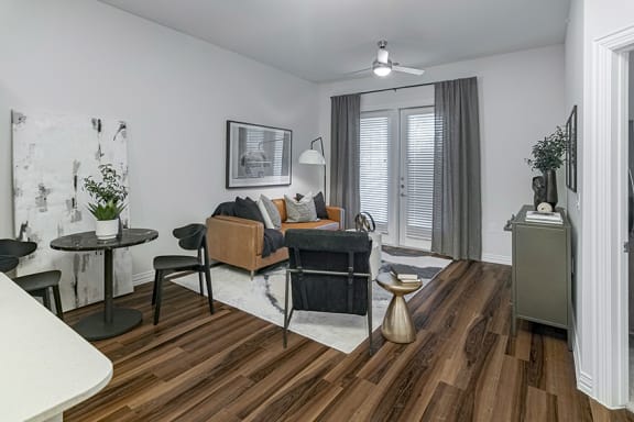 Debbie Lane Flats hardwood-style flooring