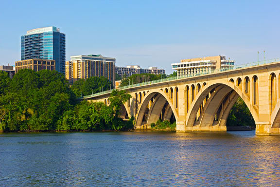 Stock photo of Key Bridge