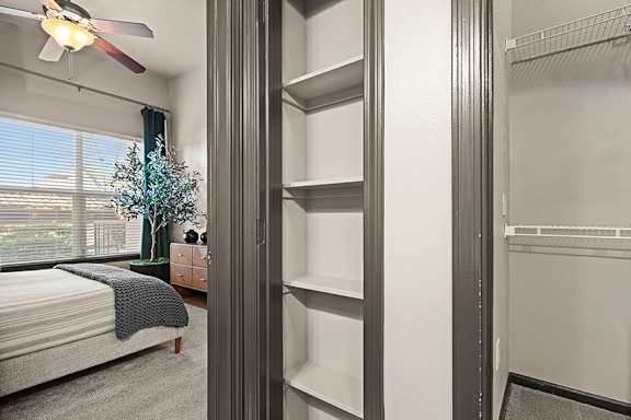 Linen closets in select units - Foothills at Old Town Apartments