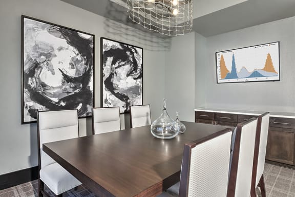 The Juncture Apartments meeting room