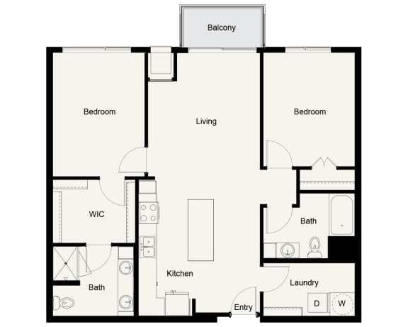 B02 - 2Bed 2Bath - Onyx Edina - 2D