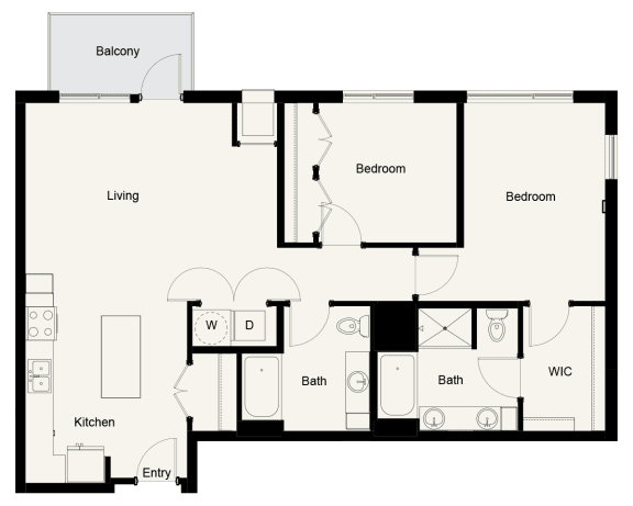 B04 - 2Bed 2Bath - Onyx Edina - 2D