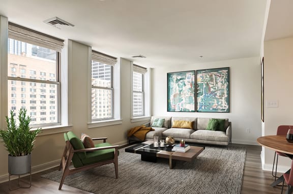Oversized windows - The Republic Apartments
