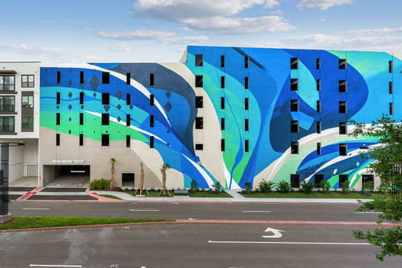 Axio at Carillon covered parking
