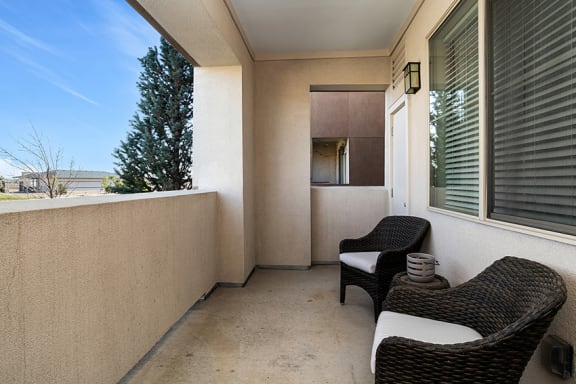 First and Main Apartments patio and balconies