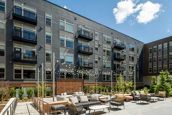 Patio or balcony in each unit - Brentford at the Mile