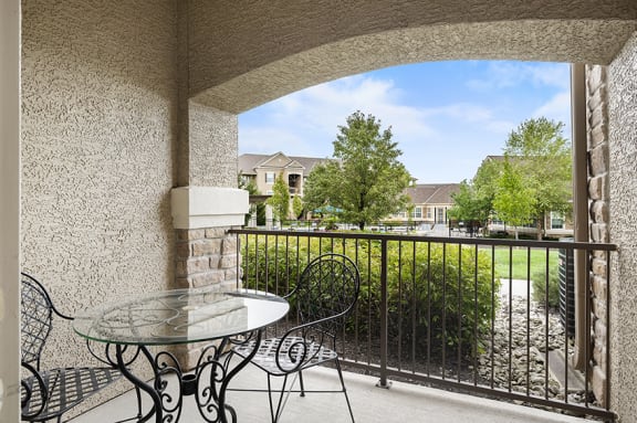The Fairways at Corbin Park patios/balconies