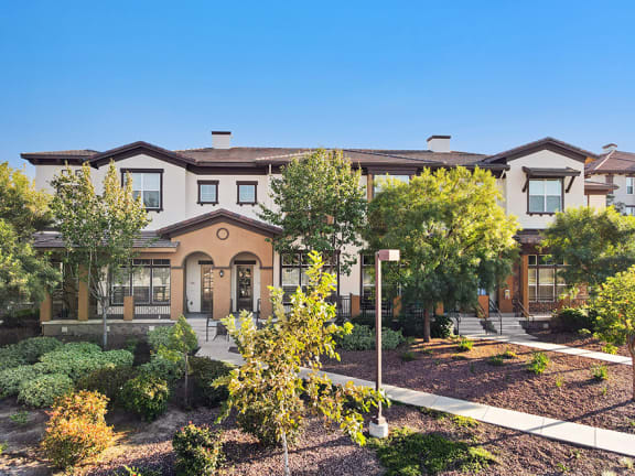 The Foothills at Old Town Apartments - Private courtyard entry