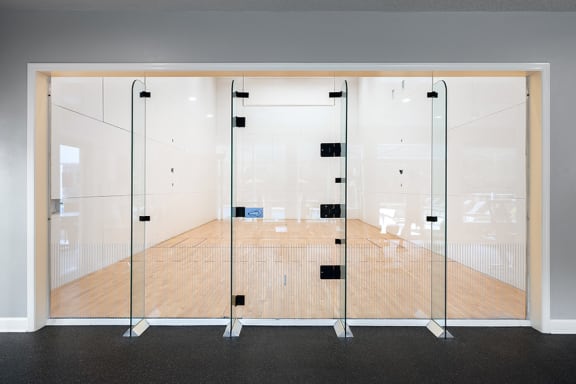Weston Point Apartments indoor racquetball court