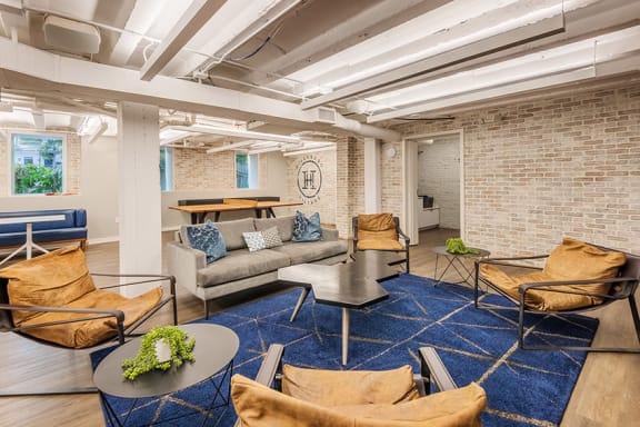Hayes House resident lounge