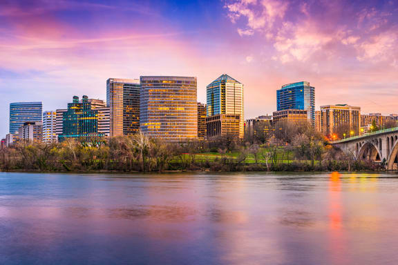 Stock photo of Rossyln skyline