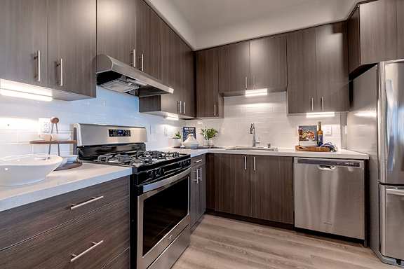 Stainless steel appliances - Talavera Apartments